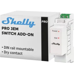 Shelly Pro 3EM Switch Add-on ? Interruptor Intelig