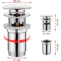 GRIFEMA G104 Desagüe Lavabo 1¼ de Latón Cromado co