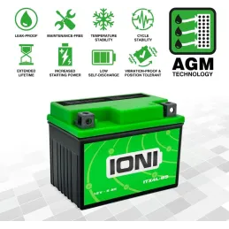 IONI ITX4L-BS / SLA4L-BS 12V 5Ah AGM Batería