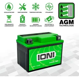 IONI ITX4L-BS / SLA4L-BS 12V 5Ah AGM Batería