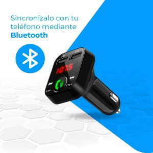 NK Transmisor FM Bluetooth V5.0 para Coche Y Camión 12/24V