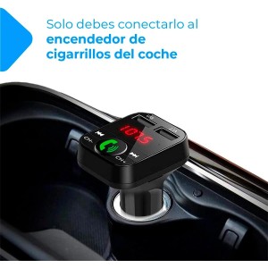 NK Transmisor FM Bluetooth V5.0 para Coche Y Camión 12/24V