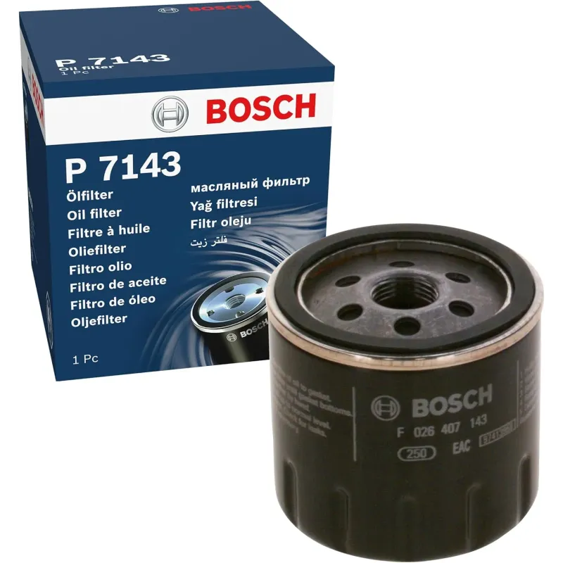 Bosch P7143 - Filtro de aceite para vehículos