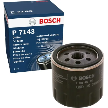 Bosch P7143 - Filtro de aceite para vehículos