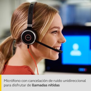 Jabra Evolve 40 MS – Auriculares Estéreo Certificados para Microsoft Teams