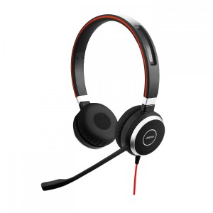 Jabra Evolve 40 MS – Auriculares Estéreo Certificados para Microsoft Teams