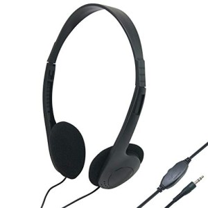 Auriculares de diadema (conector jack de 3,5 mm, volumen ajustable).