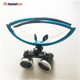 Lupa tipo Flip Up Dental con faro delantero LED/lupa quirúrgica Denta 3.5X420mm