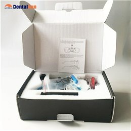 Lupa tipo Flip Up Dental con faro delantero LED/lupa quirúrgica Denta 3.5X420mm