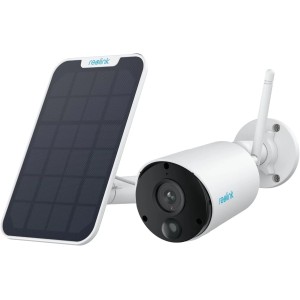 Cámara operada wirereless con 3MP Night Vision, AI Detection, 2-Caminos de Audio, WiFi Security Camera Works con Alexa