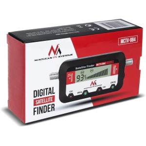 Maclean MCTV-884 Buscador medidor de señal de satélite.