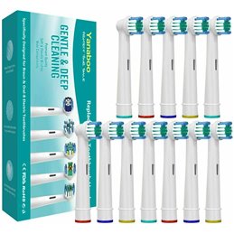 Anaboo Reemplazo de cabezas de cepillo de dientes ProResults cabezales