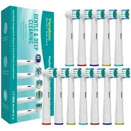 Anaboo Reemplazo de cabezas de cepillo de dientes ProResults cabezales