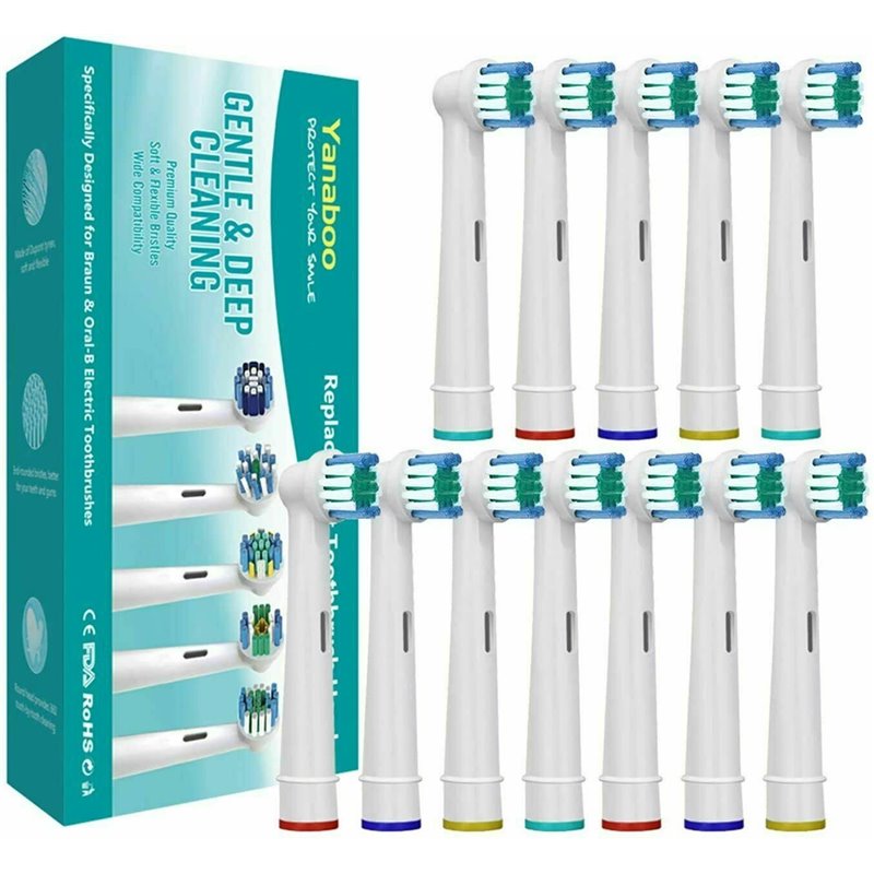 Anaboo Reemplazo de cabezas de cepillo de dientes ProResults cabezales Anaboo Reemplazo de cabezas de cepillo de dientes ProResults cabezales