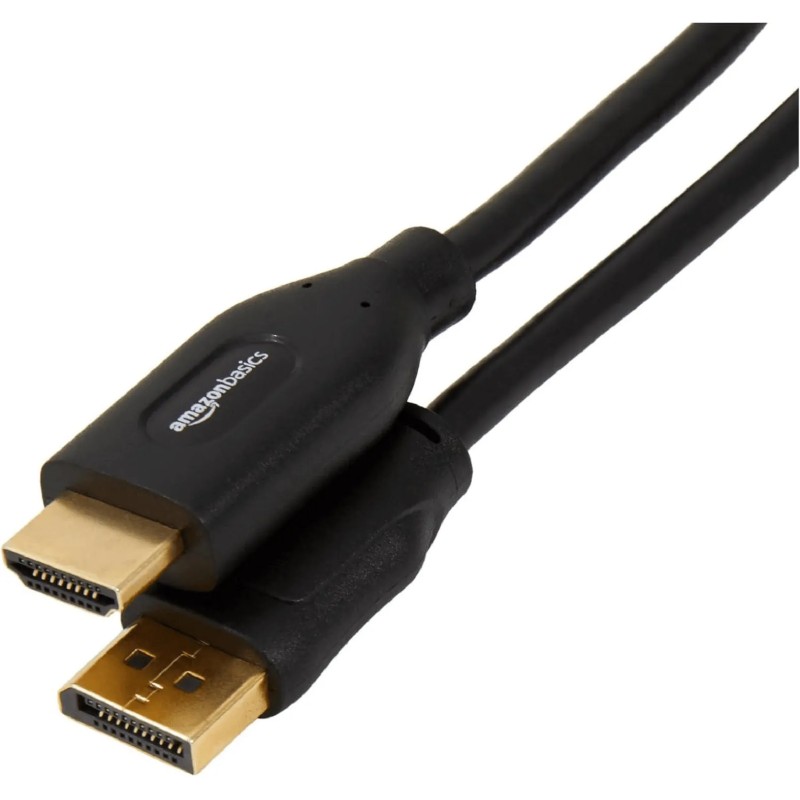 Cable unidireccional 1.8Mts de DisplayPort (Fuente) a HDMI (Pantalla).