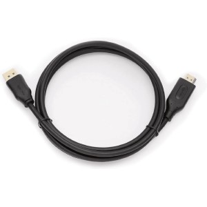 Cable unidireccional 1.8Mts de DisplayPort (Fuente) a HDMI (Pantalla).