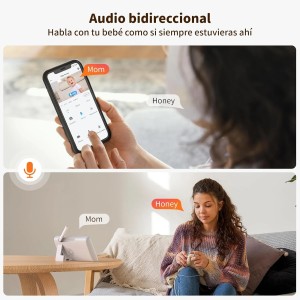 Codnida 5,5'' Camara Vigilancia Bebe LCD Pantalla,