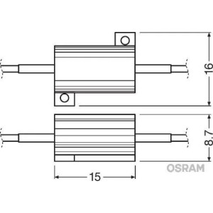 Unidad de control Canbus 5W 12V LEDriving | OSRAM LEDCBCTRL101