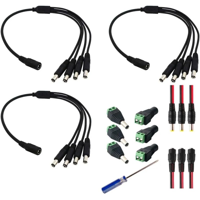 GTIWUNG 3 x 1 a 4 Cable del Divisor de la Energía.