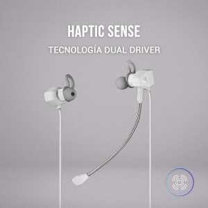 Mars Gaming MIHX, In-Ear con Dual Driver 10mm + HAPTIC Sense