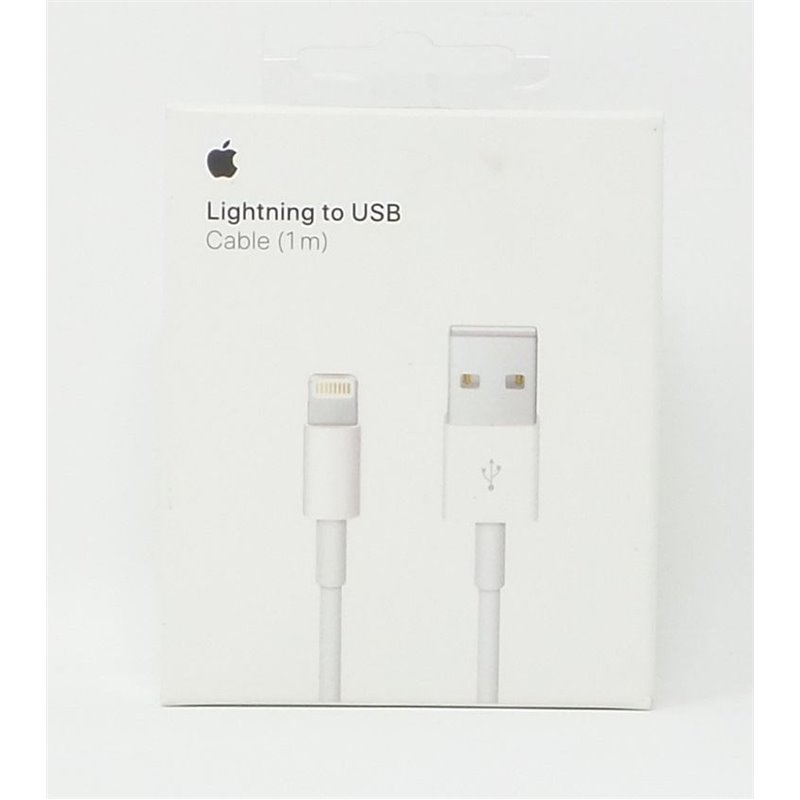 CABLE USB LIGHTNING ORIGINAL APPLE 8 PINS 1M.(MD818ZM/A) IPHONE/IPAD/IPOD CABLE USB LIGHTNING ORIGINAL APPLE 8 PINS 1M.(MD818ZM/A) IPHONE/IPAD/IPOD