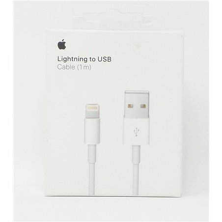 CABLE USB LIGHTNING ORIGINAL APPLE 8 PINS 1M.(MD818ZM/A) IPHONE/IPAD/IPOD