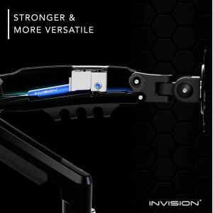 Invision Soporte Monitor Doble Brazo para Pantallas 19-32 Pulgadas