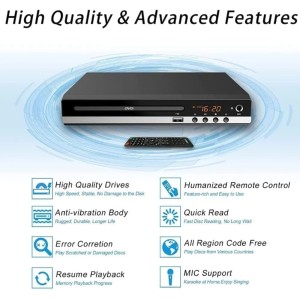 Reproductor de DVD para TV con HDMI Full HD 1080P