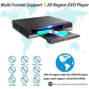 Reproductor de DVD para TV con HDMI Full HD 1080P