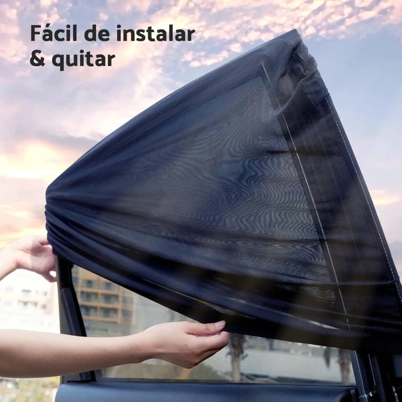 2 Pcs Parasol Coche Lateral Ventana Coche Talla L