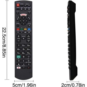 Mando a distancia de repuesto para todos los televisores Panasonic Viera Smart TV HD LCD LED Plasma TV con My APP/VIERA Link.