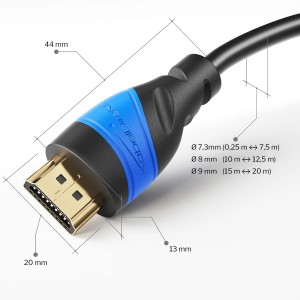 HDMI Cable de extensión con blindaje especial A.I.