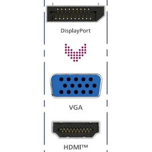 Hama Adaptador DisplayPort a VGA y HDMI, 4K Ultra