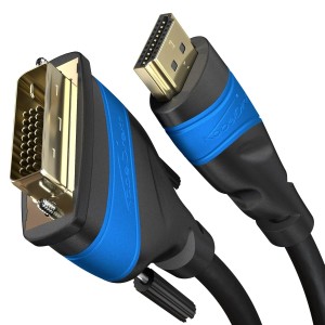 KabelDirekt – Cable Adaptador HDMI-DVI – 2m.