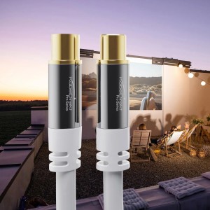 KabelDirekt – Cable Antena TV 4K, Cable Coaxial – 0,5m