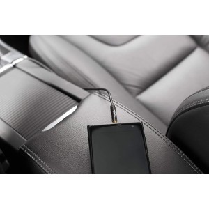 Amazon Basics Auxiliar Cable de audio estéreo 3,5 mm conector macho de, 1.2 m, Paquete de 2, Negro