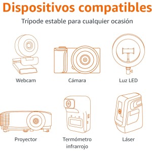 Amazon Basics Trípode ligero de 127 cm con funda,