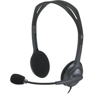 Logitech H111 Auriculares con Cable, Sonido Estéreo.