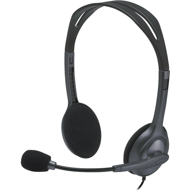 Logitech H111 Auriculares con Cable, Sonido Estéreo.