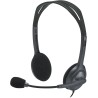 Logitech H111 Auriculares con Cable, Sonido Estéreo.