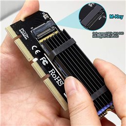 6amLifestyle M2 NVME PCIe Adaptador para SSD x16 PCI Express 3.0