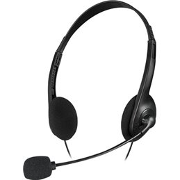 ACCORDO STEREO HEADSET, BLACK