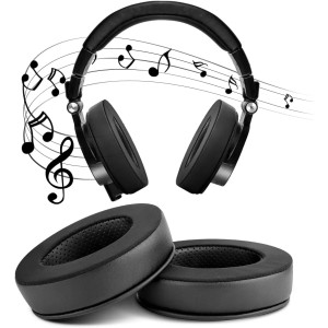 ELZO Almohadillas de Repuesto para Auriculares Audio-Technica ATH M50XBT M50X M40X