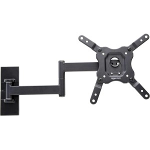 Amazon Basics Soporte de montaje en pared con movimiento completo para TV de 30 a 102 cm y VESA 200 x 200, Negro, 12" to 40".