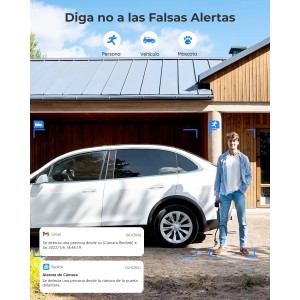 Reolink 4K 8MP Camara Vigilancia WiFi Exterior con Doble Lente 180°