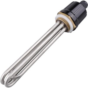 Elemento calefactor de 1.25 pulgadas, rosca tipo 3U, brida de cobre 220V/380V 3000W