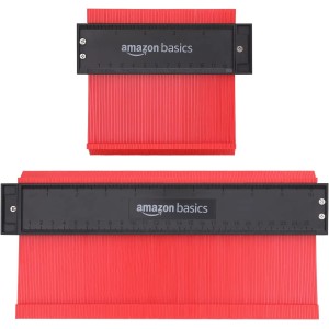 Amazon Basics Calibres para Contornos, Paquete de 2, 12.7 y 25.4 cm