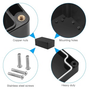 Caja de conexiones de plástico IP65 157X90X64mm