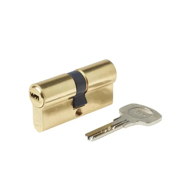Cilindro de alta seguridad latón 30 x 30 mm yale