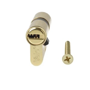 Cilindro de alta seguridad latón 30 x 30 mm yale
